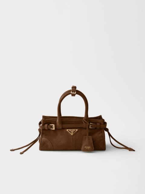 Prada Prada Bonnie suede mini handbag