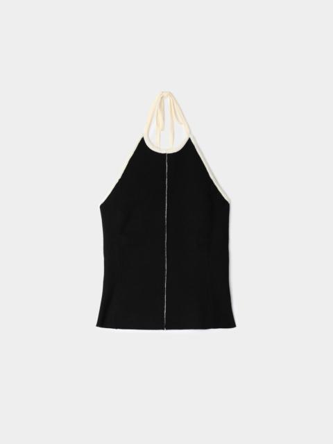 KNIT TANK TOP / black