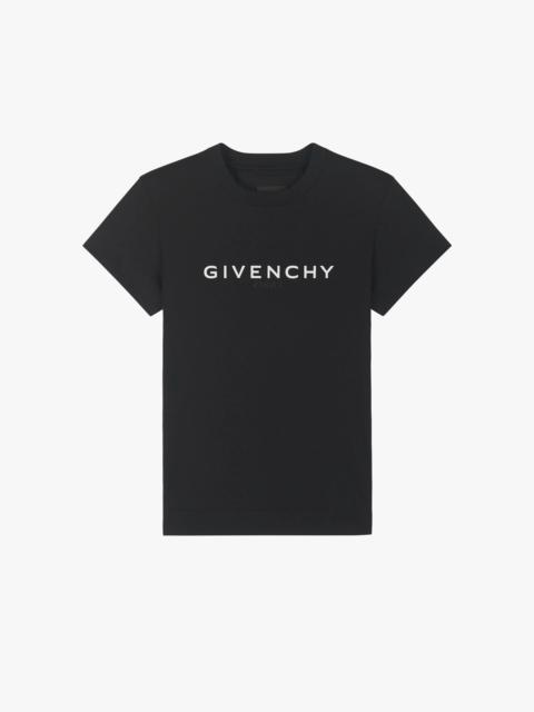 Givenchy GIVENCHY REVERSE SLIM FIT T-SHIRT IN COTTON