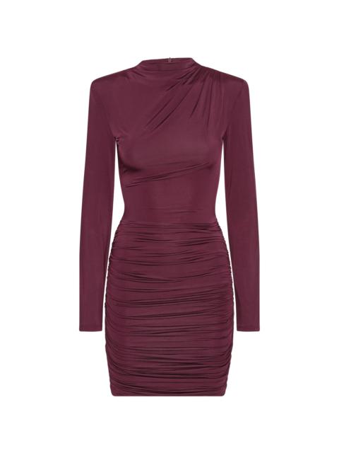 ROTATE Rotate Draped Long-sleeve Mini Dress