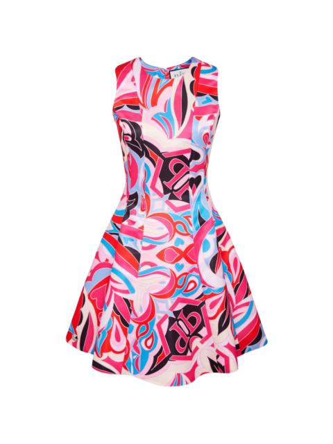 Colorful Circus flared dress