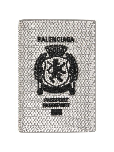 BALENCIAGA Gray Passport Holder