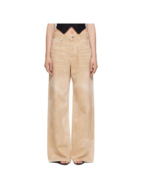 AMIRI Beige Carpenter Jeans