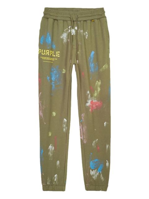 Nike stencil-paint track pants