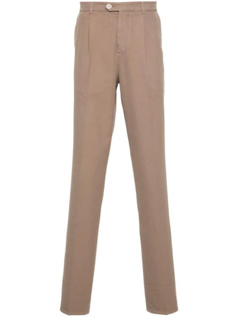 Brunello Cucinelli pressed-crease trousers