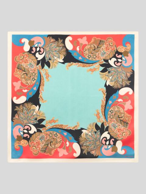 Etro SILK SCARF WITH FLORAL PAISLEY MOTIF