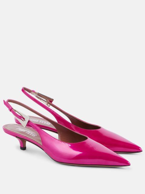PARIS TEXAS Jessica patent leather slingback pumps