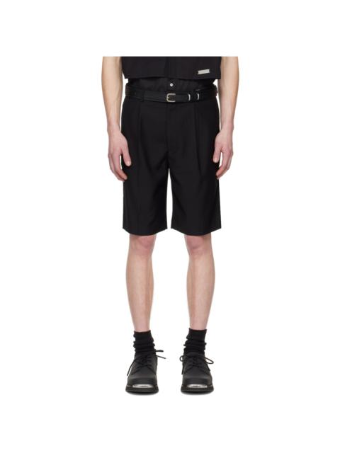 C2H4 Black Standard Shorts