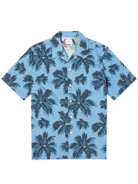 Paul Smith Seersucker Printed Vacation Shirt