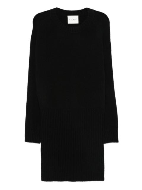 CLOSED crew-neck knit midi dress