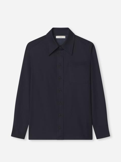 CO Shoulder Pad Shirt in Wool Blend