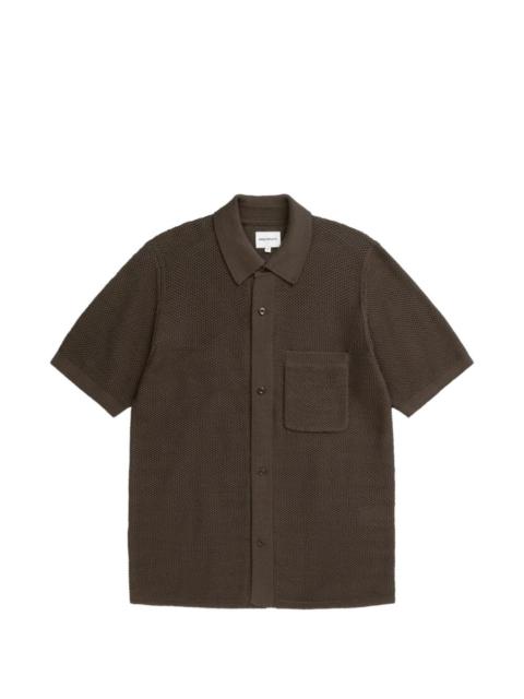 NORSE PROJECTS pocket knitted shirt