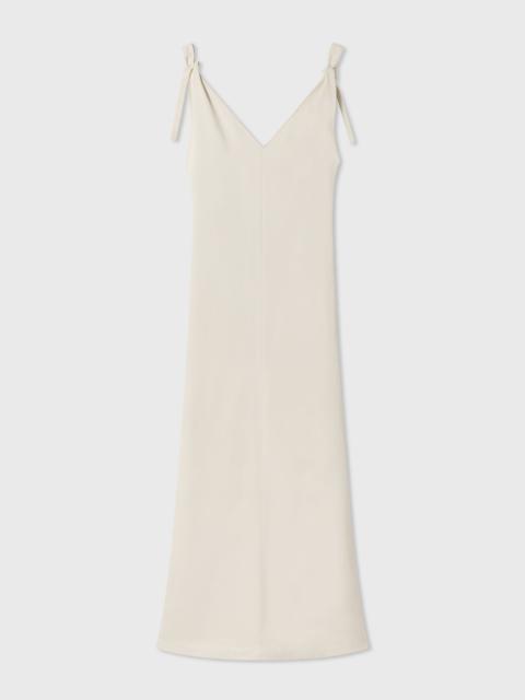 CO Pleated Slip Dress in Viscose Twill