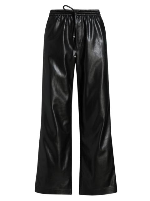 Nanushka Women's Wardrobe Calie Faux-Leather Pants - Black