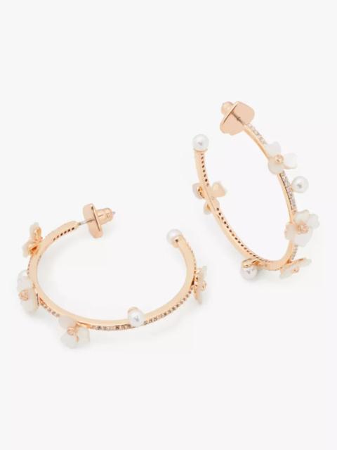 kate spade Precious Pansy Scatter Hoops