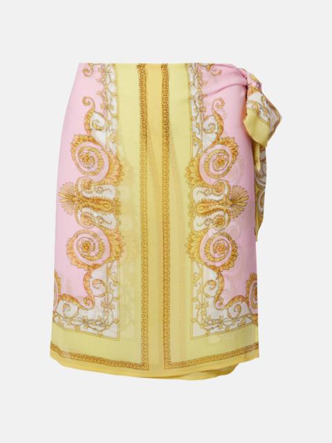 Spring Barocco beach cover-up