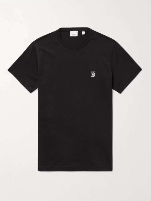 Logo-Embroidered Cotton-Jersey T-Shirt