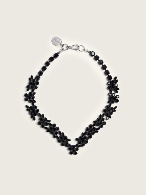 Simone Rocha V-Line Floral Necklace