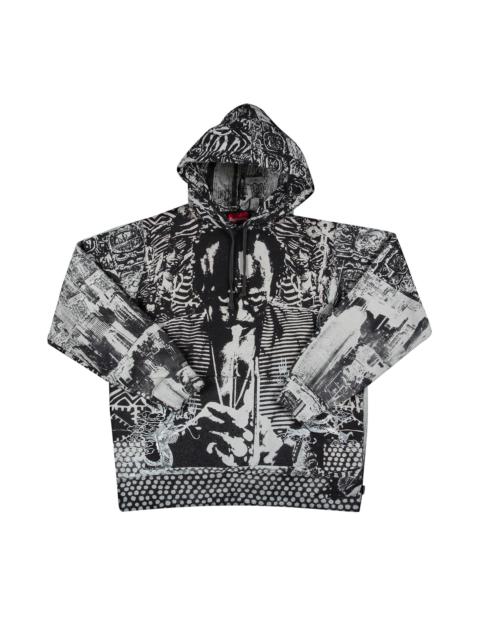 【Supreme】Collage Zip Up Hooded Sweatshirt★White★24SS★ Supreme Collage Zip Up Hooded Sweatshirt White SS24 – UniqueHype