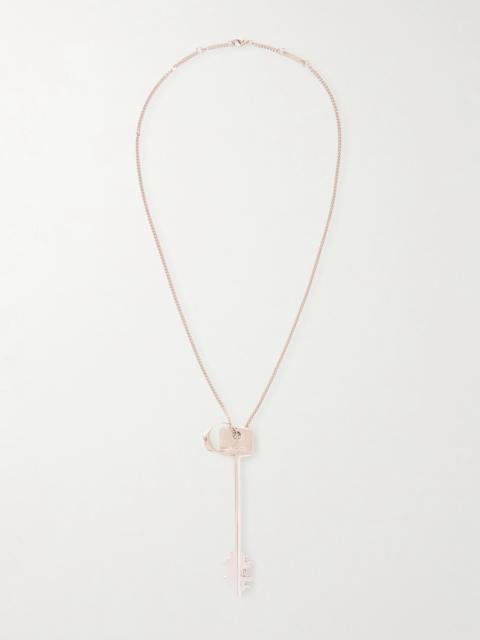 rabanne Silver-tone Crystal Necklace