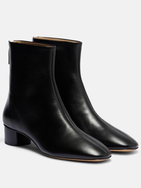 LE MONDE BÉRYL Carole leather ankle boots
