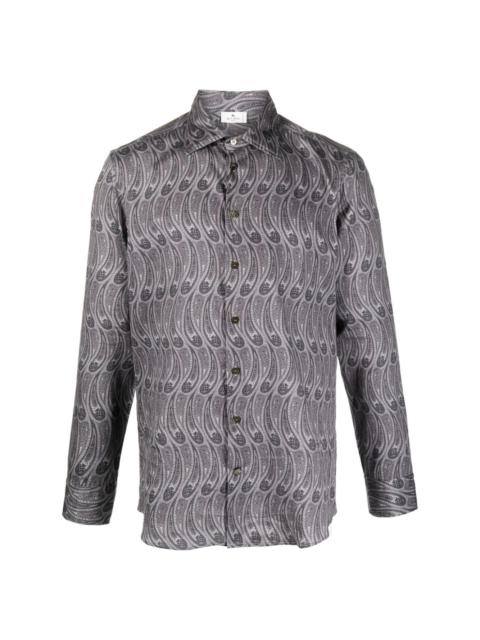Etro paisley-print cotton shirt