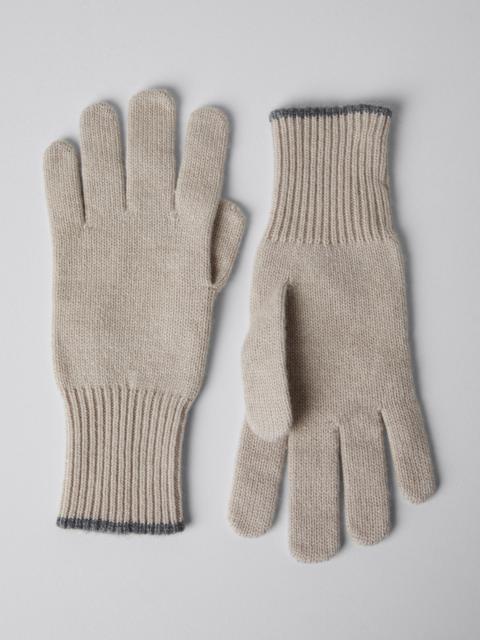 Brunello Cucinelli Cashmere knit gloves