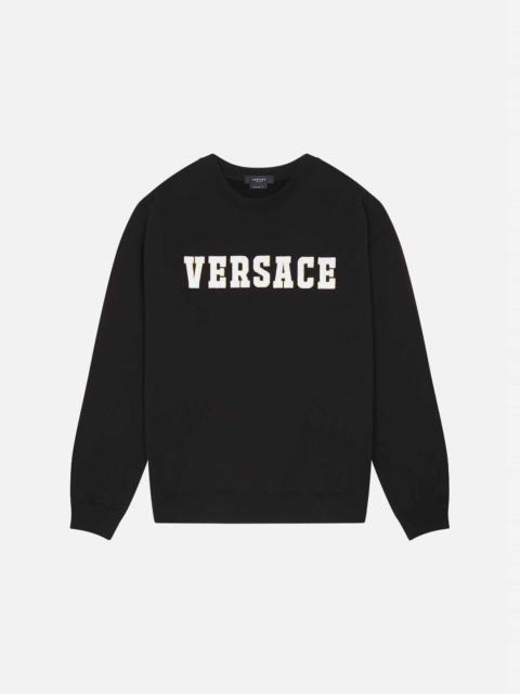 versace ニット　archive Versace ZIPPER I HEART BAROQUE GOTS UNISEX - Zip-up sweatshirt