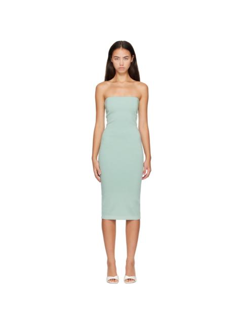 JACQUEMUS Green 'The Sera knit' Midi Dress