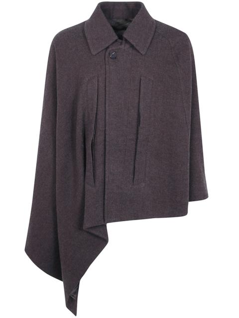 Ziggy Chen Poncho Spread Collar "Speard Collar Poncho"