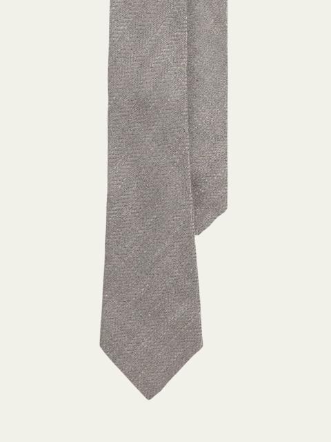 Ralph Lauren Men's Solid Textured Wool Tie
