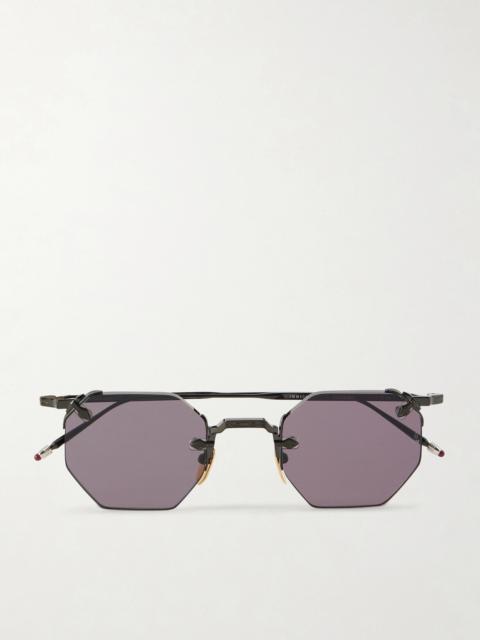 JACQUES MARIE MAGE El Dorado Octagon-frame Beta Titanium Sunglasses