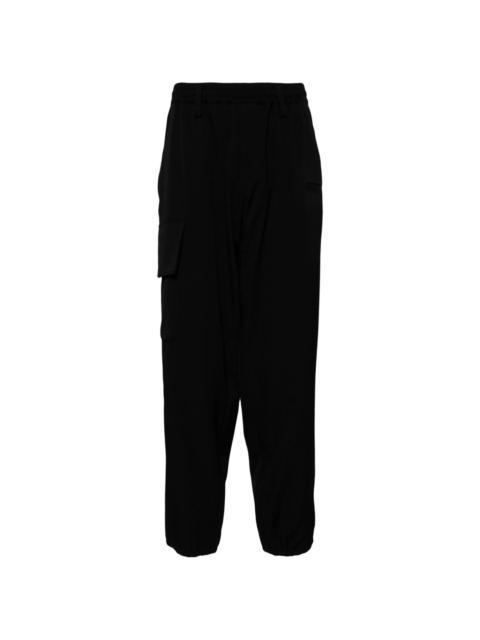 Yohji Yamamoto tapered wool trousers