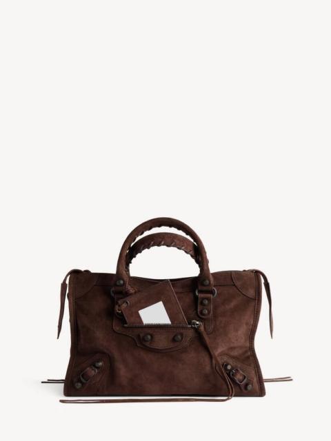 BALENCIAGA Women's Le City Bag Small in Light Espresso