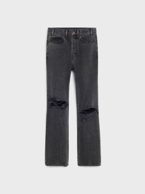 CELINE KURT JEANS IN CHARCOAL WASH DENIM