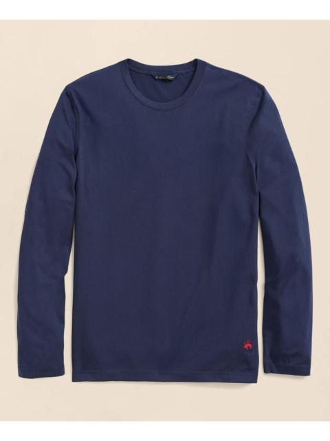 Brooks Brothers Supima® Cotton Long-Sleeve Logo T-Shirt