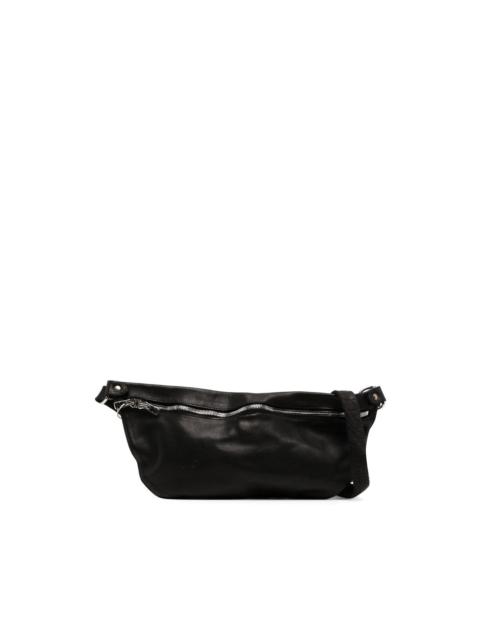 Guidi front zip-fastening belt bag