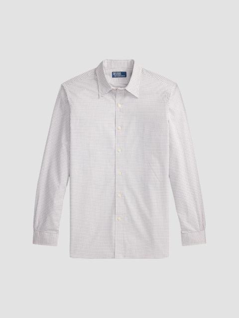 Polo Ralph Lauren Men's Classic-Fit Checked Poplin Shirt - White Carmel Pink