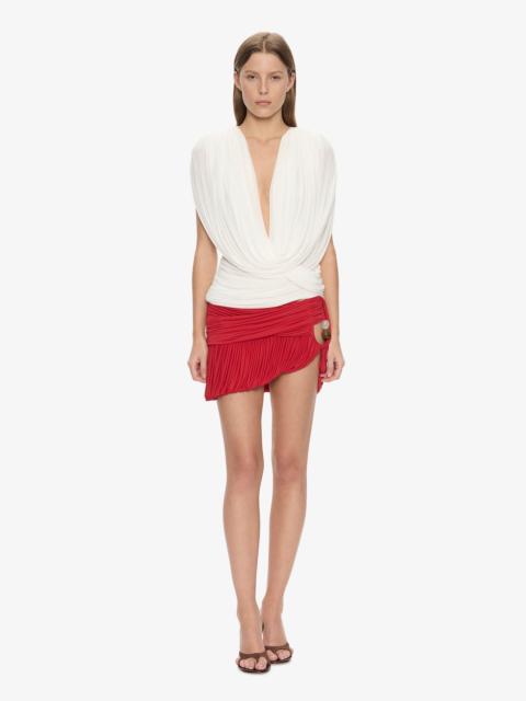 CHRISTOPHER ESBER Beach Glass Bubble Mini Skirt