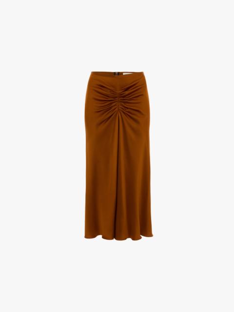 Bela Midi Skirt In Bronze