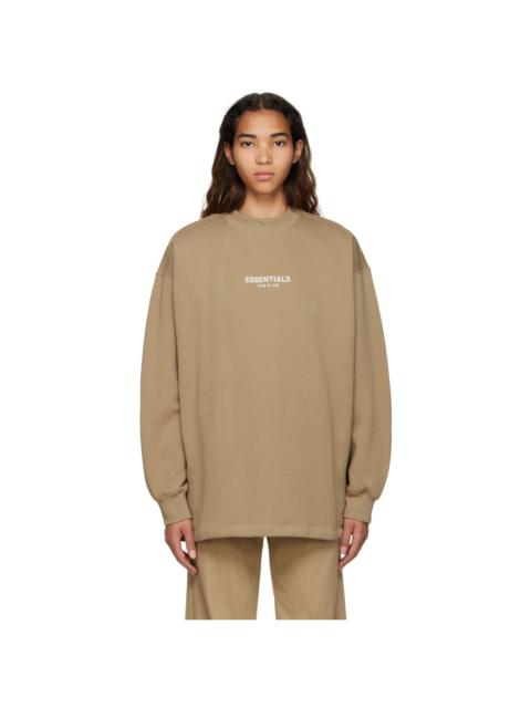 Tan Cotton Sweatshirt