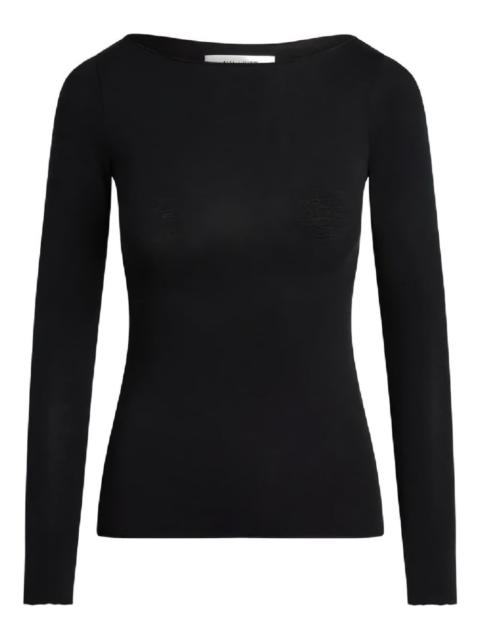 AYA MUSE long-sleeve boat-neck top