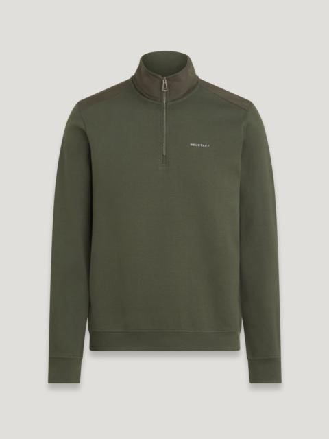 Belstaff ALLOY QUARTER ZIP SWEATSHIRT