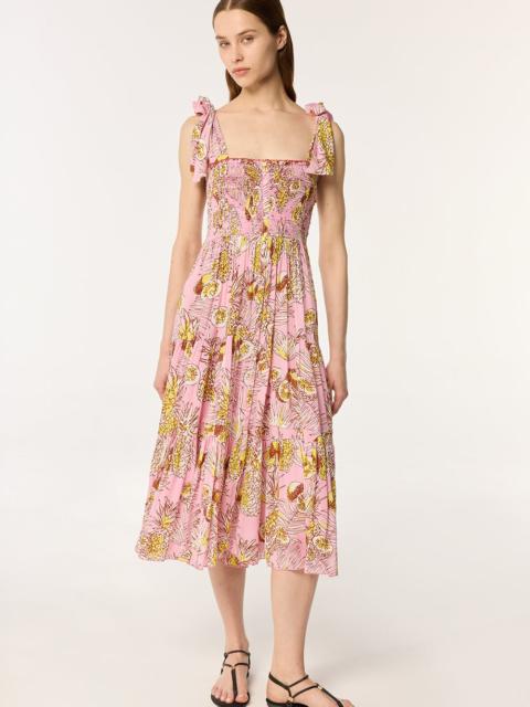 Poupette St Barth Long Dress Triny - Pink Karibia