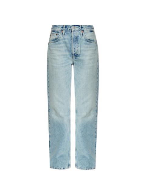 RE/DONE star-patch jeans