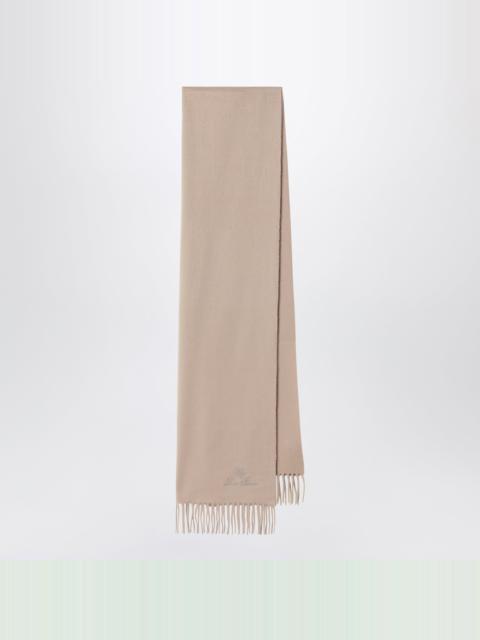 Loro Piana Golden-beige cashmere scarf