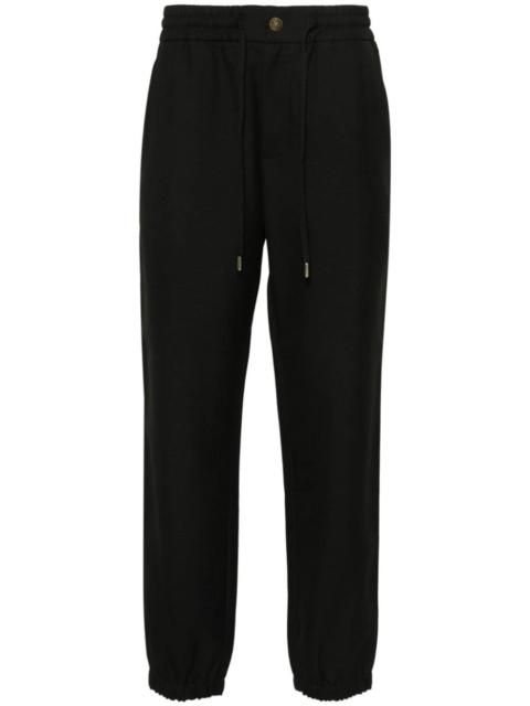 VERSACE JEANS COUTURE V-Emblem tapered trousers
