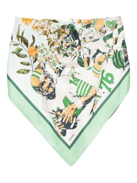 Monse printed bandana top