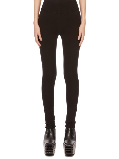 Rick Owens Black Porterville Knit Leggings