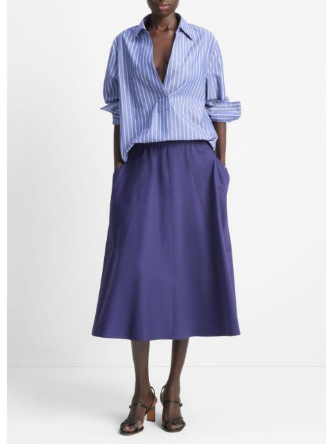 Vince Cotton Full Skirt